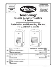 Hatco Toast-King TK-75 Handleiding Voor Installatie En Gebruik