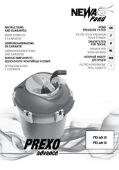 Newa Pond PREXO advance PRX adv 30 Gebruiksaanwijzing