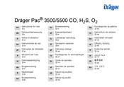 Dräger Pac 3500 Gebruiksaanwijzing