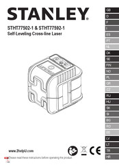 Stanley STHT77502-1 Handleiding