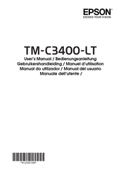 Epson TM-C3400-LT Gebruikershandleiding