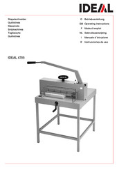 IDEAL 4705 Gebruiksaanwijzing