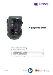 Kessel Aquapump Small Inbouw- En Bedieningshandleiding