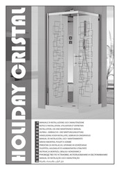 Novellini HOLIDAY CRISTAL Handleiding Voor Installatie, Gebruik En Onderhoud