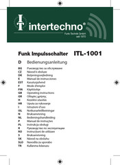 INTERTECHNO ITL-1001 Bedieningshandleiding