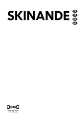 IKEA SKINANDE Handleiding