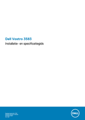 Dell Vostro 3583 Installatie- En Gebruikersgids