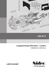 Nidec Leroy-Somer LSA 47.2 Installatie En Onderhoud