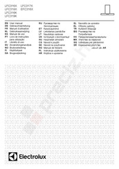 Electrolux LFC316K Gebruiksaanwijzing