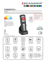 SCANGRIP SUNMATCH 4 Handleiding