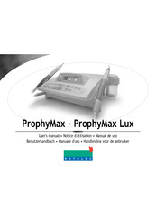 Satelec ProphyMax Lux Handleiding