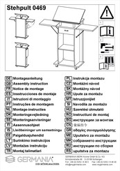 GERMANIA WERK Stehpult 0469 Montage-Instructies