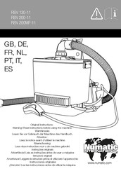 Numatic RSV 200MF-11 Originele Instructies