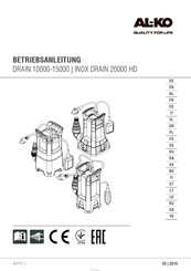 AL-KO DRAIN 15000 INOX Vertaling Van De Originele Gebruikershandleiding