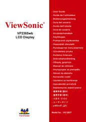 ViewSonic VS12637 Gebruikershandleiding