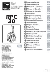 Altrad RPC 30/50 Handleiding