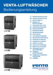 Venta Luftwäscher LW45 Gebruiksaanwijzing