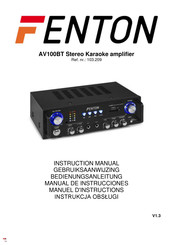 Fenton AV100BT Gebruiksaanwijzing