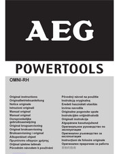 AEG Powertools OMNI-RH Oorspronkelijke Gebruiksaanwijzing