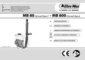 Oleo-Mac MB 800 Gebruiksaanwijzing