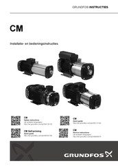 Grundfos CM Series Installatie- En Bedieningsinstructies