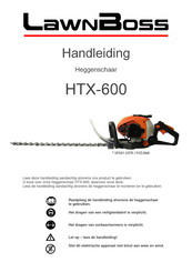 LawnBoss HTX-600 Handleiding