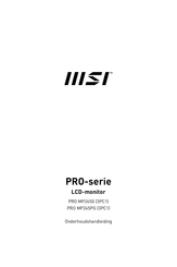 MSI PRO MP245PG Onderhoudshandleiding