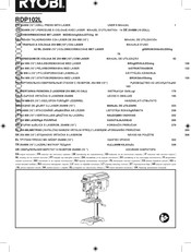 Ryobi RDP102L Gebruikshandleiding