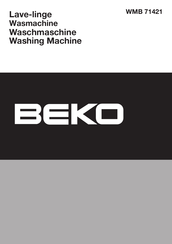 Beko WMB 71421 Handleiding