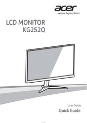 Acer KG252Q Snelstartgids