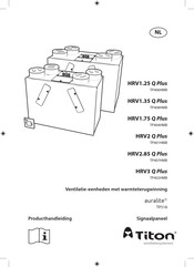 Titon TP404HMB Producthandleiding