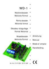 tams elektronik WD-1 Handleiding