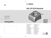 Bosch GAL 12V-20 Professional Oorspronkelijke Gebruiksaanwijzing