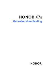 honor X7a Gebruikershandleiding