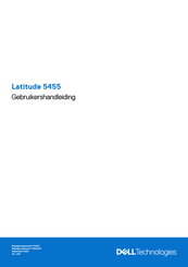 Dell Latitude 5455 Gebruikershandleiding