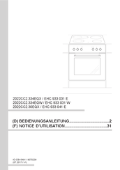 Amica EHC 933 031 W Gebruikershandleiding