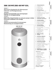 Stiebel Eltron SBB 300 WP Gebruiks- En Montage-Aanwijzing