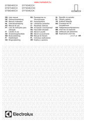 Electrolux EFB90460OX Gebruiksaanwijzing