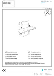 Pressalit Care R8402 Montagevoorschrift