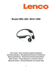 LENCO BCH-1000 Gebruikershandleiding