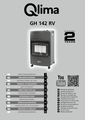 Qlima GH 142 RV Gebruiksaanwijzing