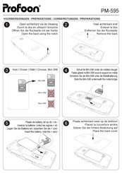 Profoon PM-595 Korte Handleiding