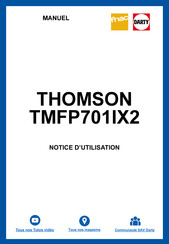 THOMSON TMFP701IX2 Handleiding