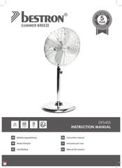 Bestron Summer Breeze DFS45S Handleiding