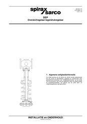 Spirax Sarco DEP Installatie En Onderhoud
