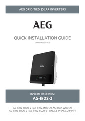 AEG AS-IR02-3600-2 Snelle-Installatiegids