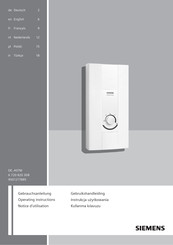 Siemens DE 407M Series Gebruikershandleiding