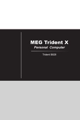 MSI MEG Trident X 10SD-867MYS Handleiding