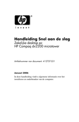 HP Compaq dx2200 Microtower Snel Aan De Slag