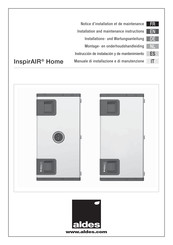 aldes InspirAIR Home Premium SC 370 Montage- En Onderhoudshandleiding